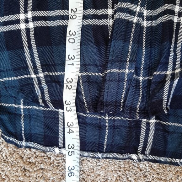 Rails Bianca Plaid Shirt Dress In Spruce White SZ XS - Picture 8 of 11